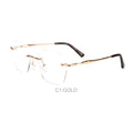 New Design Eyeglasses Frames Rimless Glasses Frames Square Optical Frames