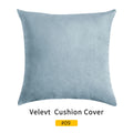 Velvet Fabric Pillow Case Cushion Covers Solid Color Case Decorate Sofa Home Party Soft Plush Square Pillow Case