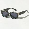 ADE WU KD86367 Millionaire Sunglasses Fashionable Vintage Designer Eyeglasses Square Trendy Luxury Women Sun Glasses Sunglasses