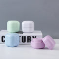 5g 10g 15g 20g 30g 50g Empty White/Blue/Green/Purple Square Sample Skin Care Cream Jar Eye Cream ABS Plastic Jars