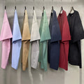 Custom 100% Cotton Solid Color T-shirt Heavweight Plus Size T-shirts Custom Print Logo Acid Washed T-shirt