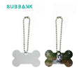 Subbank Sublimation Dog Tag Wholesale White Blanks Aluminum Double Sided Sublimation Dog Tag