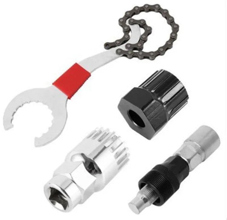 Multifunctional Bicycle Repair Tool Kits Portable Bottom Bracket Wrench Cassette Freewheel Bike Chain Remover