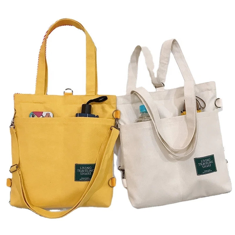 Women's Multipurpose Single Shoulder Canvas Bag with Long Handle Factory Direct Supply Fashionable Class Design
