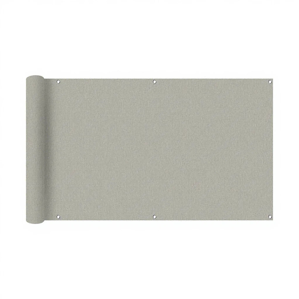 160gsm PES Gray Waterproof Windproof Patio Fence Backyard Porch Balcony Privacy Screen Cover Net Garden Shading Shade Cloth