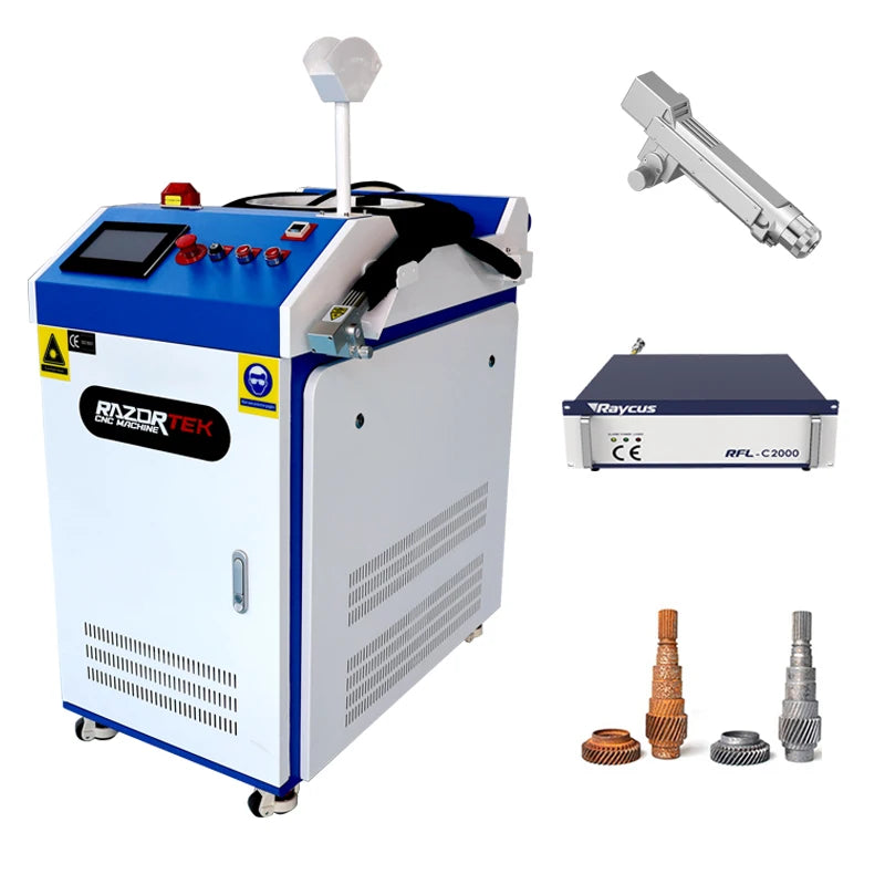 Sup22C Single Swing Cleaning 1500w 2000w 3000w Laser Cleaning Machine  for Rust Removal Laser Cleaner for Metal Oxide