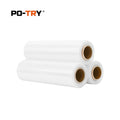 POTRY 30cm 60cm Heat Transfer Low Temperature Clearing Water Soluble DTF PET Film Roll for Clothing and Cutter Plotter