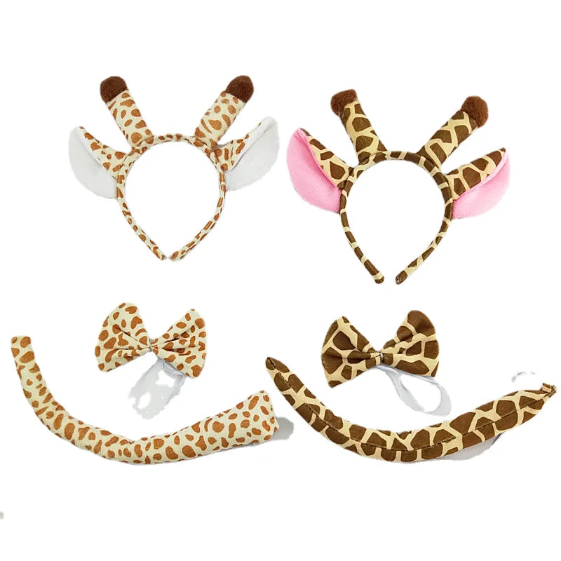 Korean Simple Party Giraffe Ear Christmas Children Performing Deer Headband Hair Accessories Animal