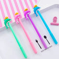 Creative Cute Crown Dolphin Gel Pen Ball Pen Black 0.5mm Gel Pen Stationery School Supplies