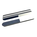White Double-Sided Soft EVA Emery Round Shape Nail Buffer File with Custom Logo for Nail Salon Quick Shine Polishing