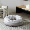 UFBemo Customized  Hot Sale Luxury Winter Warm Soft Memory Foam Durable Plush Puppy Round Pet Bed Cat Bed