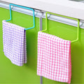 HelloWorld Kitchen Organizer Towel Rack Hanging Holder Bathroom Cabinet Cupboard Door Back Hanger Kitchen Supplies Accessories Cocina