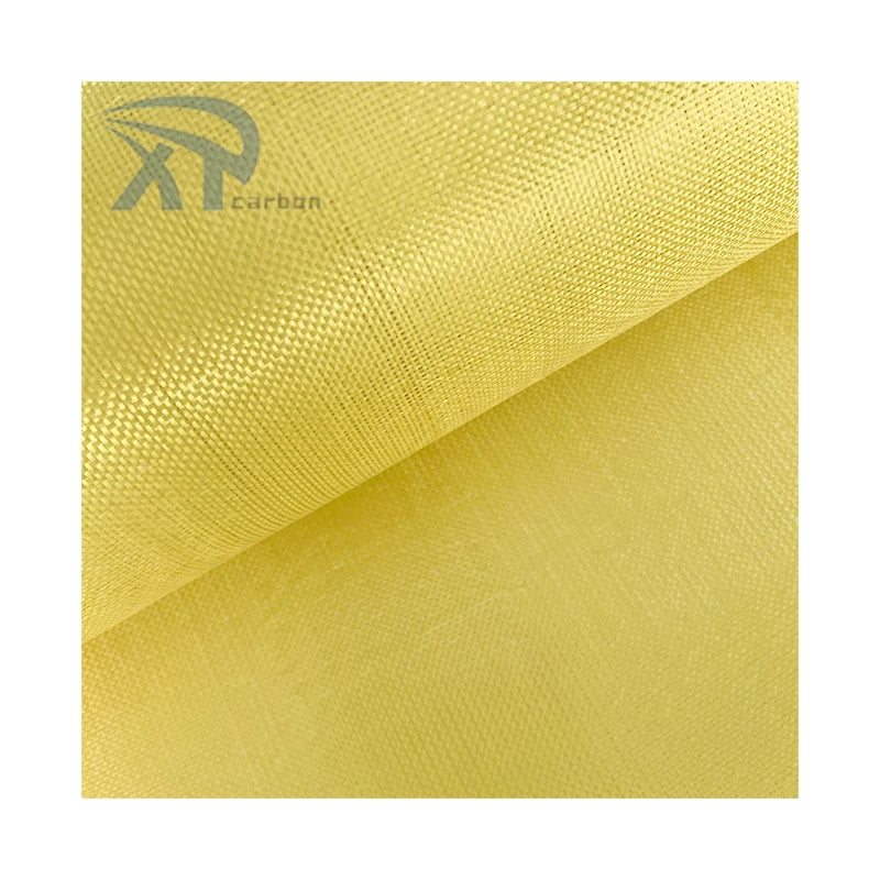 200D 48g New Design Original Factory Woven Yellow Aramid Fiber Fabric Ud Kevlars