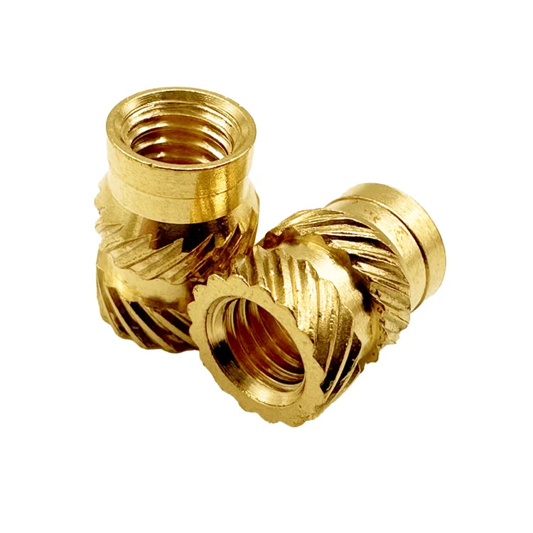 Rivet Nut Brass Thread Inserts M2 M3 M4 M5 M6 M8 Lock Plastic Heat Copper Heat Set Betel Hex Roundbrass Brass Thread Insert Nuts