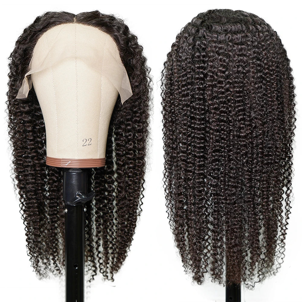 Wigs Human Hair Lace Front BrazilianBrazilian Hair Hd Lace Frontal WigsHD Transparent Kinky Curly Wig Human Hair
