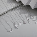 Wholesale Zircons Beaded No Fade Clavicle Chain Necklace 925 Sterling Silver Pendant Necklace
