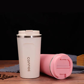 2025 Popular 380ml 510ml Stainless Steel Vacuum Insulated Tumbler Travel Coffee Mug Easy Sipping Cup