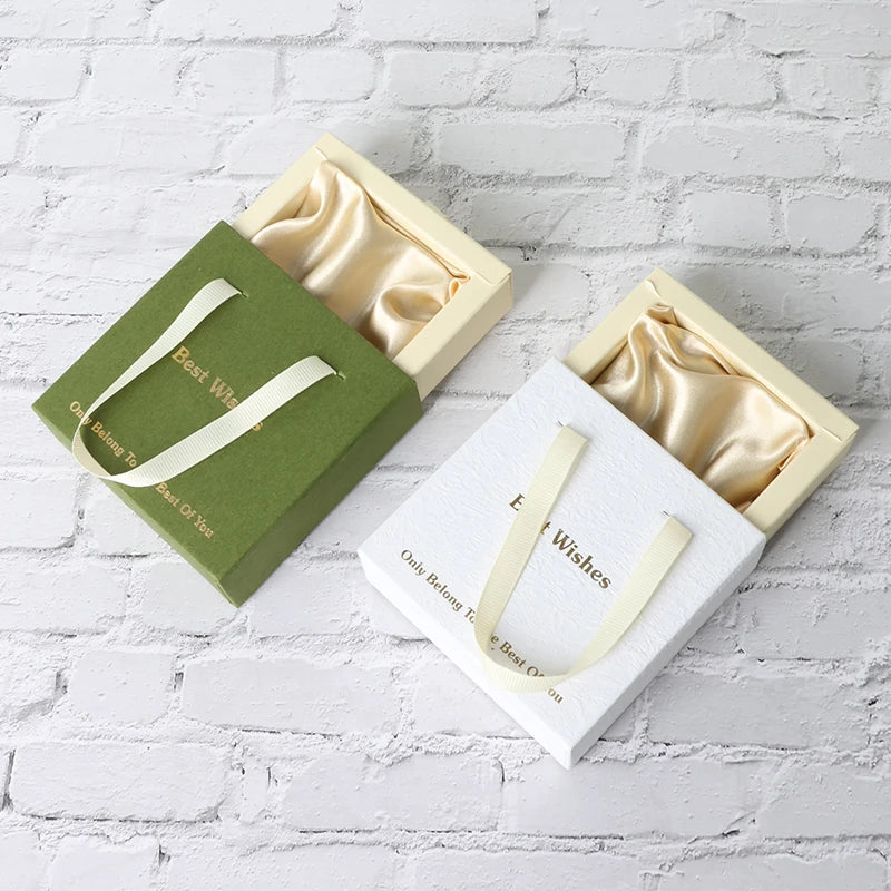 Milan Design Custom logo Paper Cardboard Jewellery Packaging Bag and Box