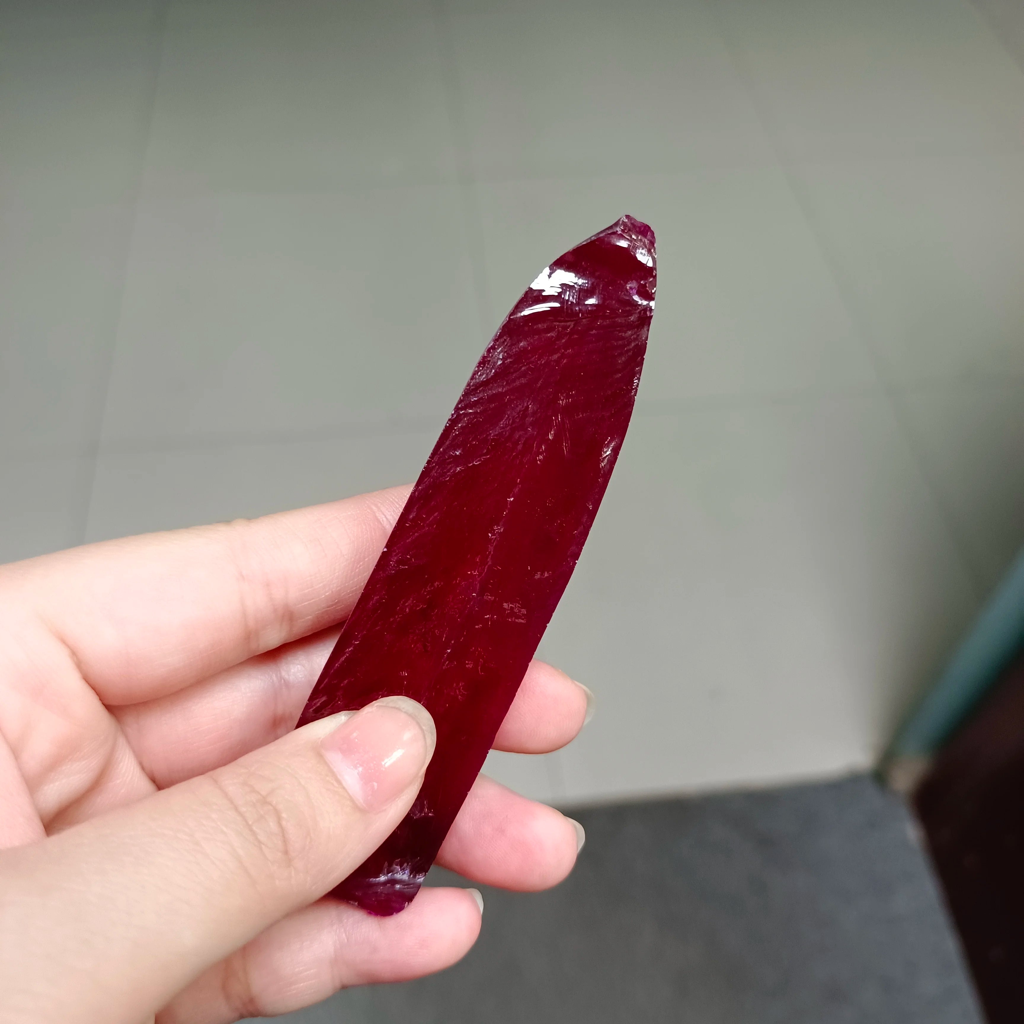 Starsgem Rough Corundum Ruby Stone 5# Raw Material Rubi Ruby Rose Makeup Wholesale