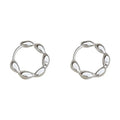 Factory Wholesale 2023 NEW Fashion Earring 925 Silver Hoop Custom   Olive Fashion Earring Jewelry Women