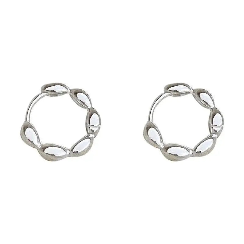 Factory Wholesale 2023 NEW Fashion Earring 925 Silver Hoop Custom   Olive Fashion Earring Jewelry Women