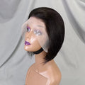Wholesale 13x4 Transparent Lace Short Bob Wig Natural Color Vietnamese Human Hair Lace Front Wigs Pixie Cut Straight Wig