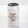 Topjlh Sublimation 350ml Cola Aluminum Blanks Can Customized Printed Logo With Lid for Promotion Festival Products White Surface
