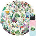 50pcs Glasshouse Waterproof PVC Graffiti Decorative Sticker Packs for Cup Bottle Notebook Luggage Laptop Skateboard