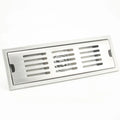 Modern Long Channel Drain Removable Grate Strainer Shower Floor Drain Bathroom Square Easy Installation 3-Year Warranty