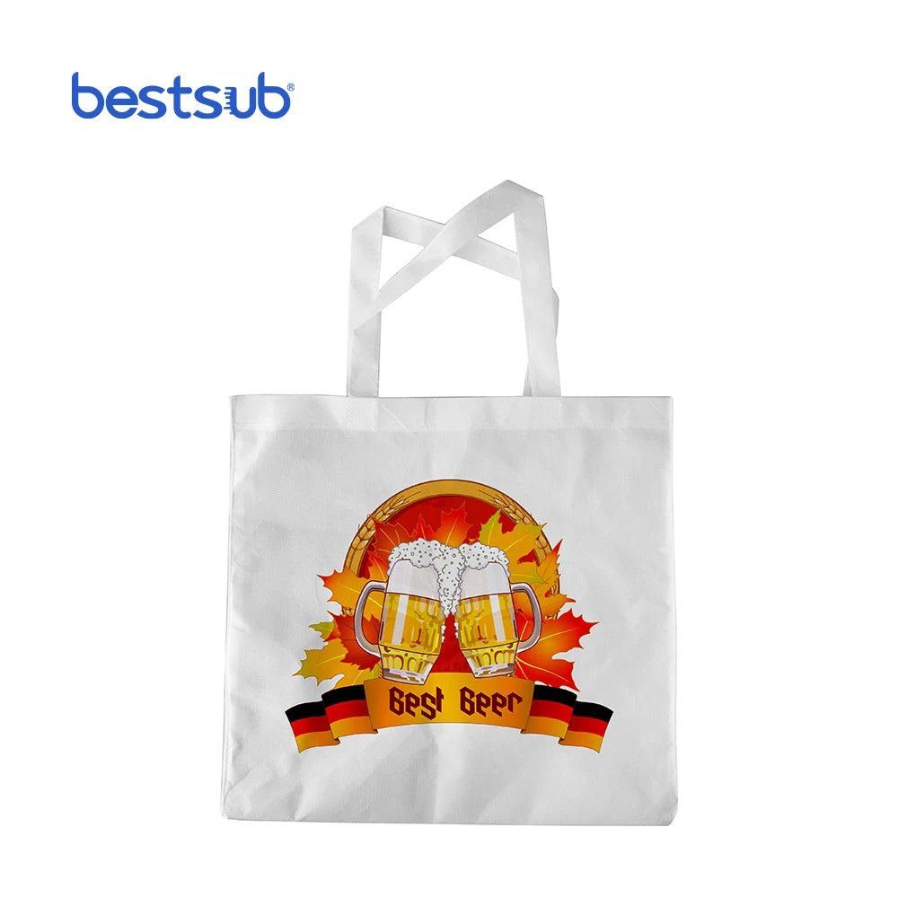 BestSub Wholesale Sublimation Blanks White Shopping Bag