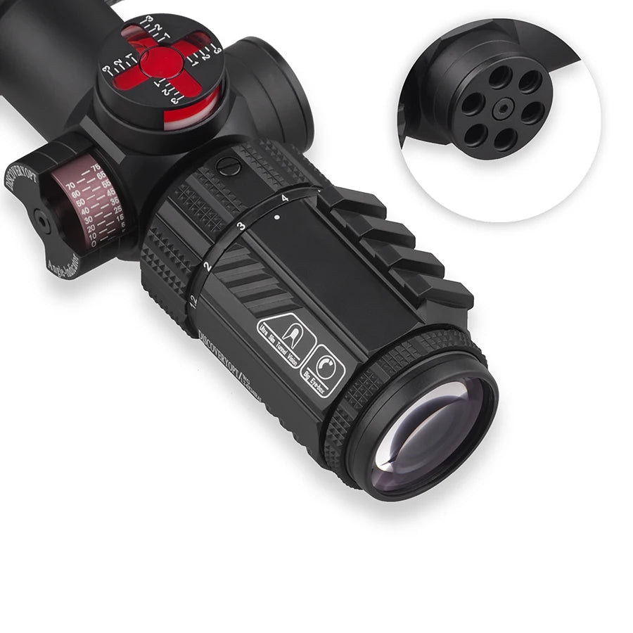 Discovery Sports Compact Scope WG 1.2-6X24IRAI 30mm W/ Indicator Illuminated  Reticle