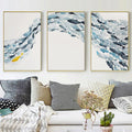 3-Piece Set Fish Still Life Paintings on Stretched Canvas Prints Watercolor Medium Custom Order Wholesale Wall Art