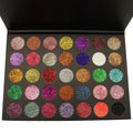Wholesale Custom Single Color Eyeshadow Palette 35 High Pigmented Glitter Mineral Private Label Makeup 10 Colors Available DIY