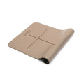 Hot Sale Natural Rubber Pu Leather Custom logo Cheap Black Yoga Mat Sustainable for Selling