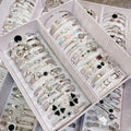 Stainless Steel Jewelry Wholesale Fashion Titanium Steel Women Diamond Bracelet Mixed Luxury Heavy Steel Bracelet