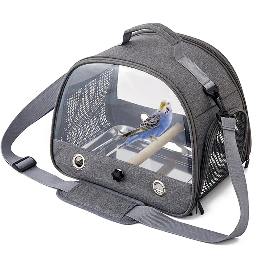 New Portable Bird Bag Foldable Oxford Cloth Bird Accessories Parrot Small Pet Carrying Bag Bird Travel Carrier