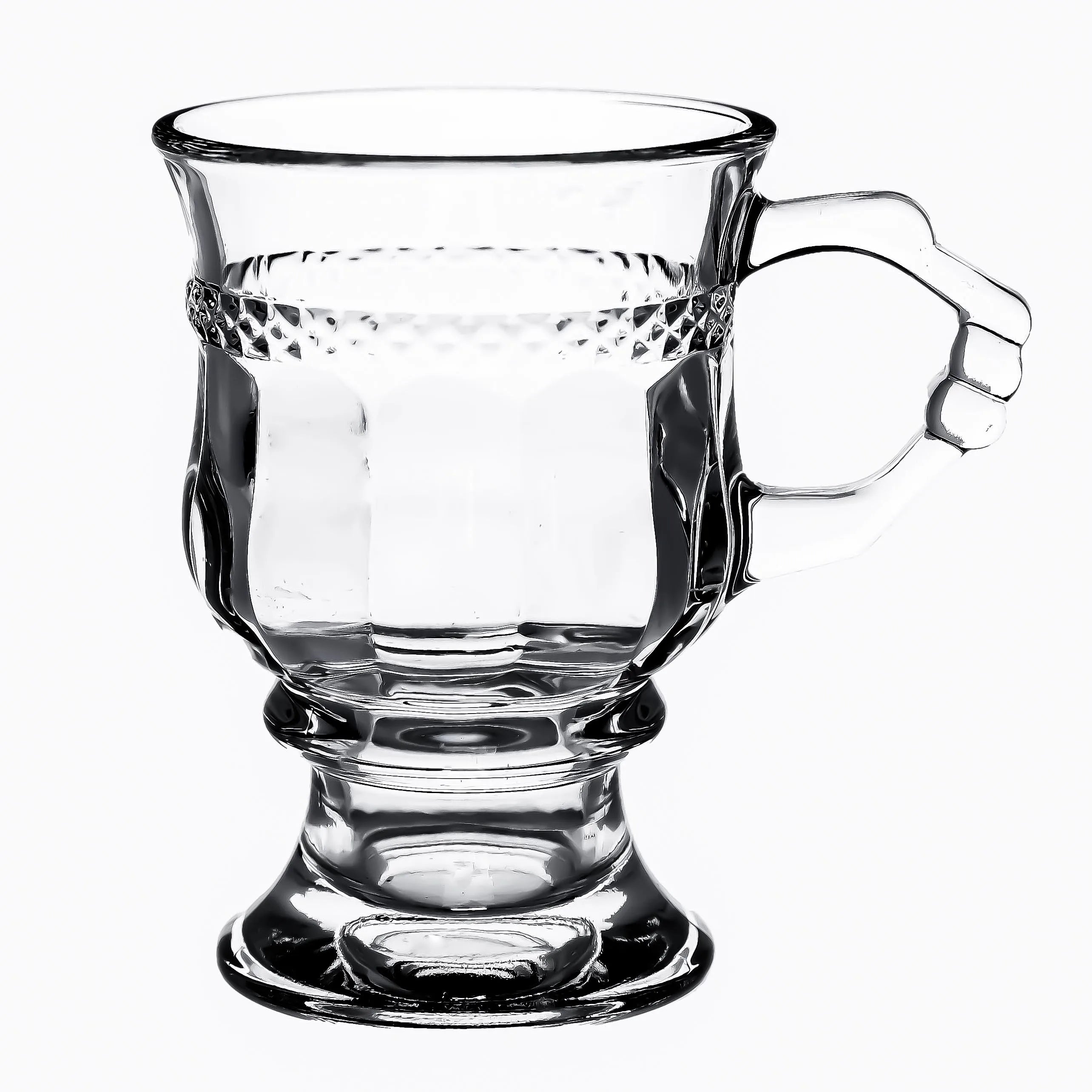 New clear Wholesale High Quality Custom Glass Candle Jars Amber Candle Cup for Wedding Party