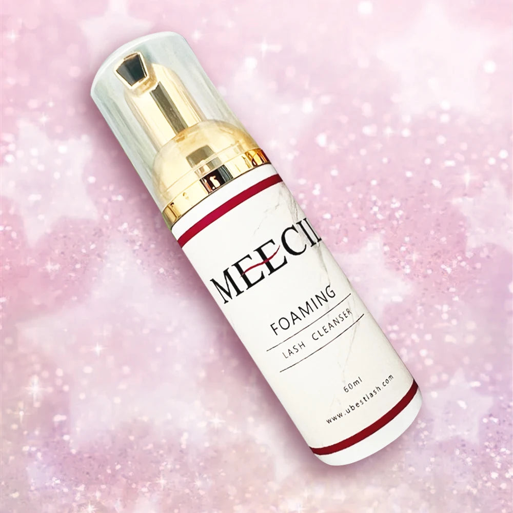 Wholesale Vegan Eyelash Shampoo 60ml Deep Cleansing Bulk Lash Cleaner Kit with Custom Logo