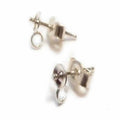 Beadsnice ID 27473 925 silver stud findings best for DIY jewelry earring
