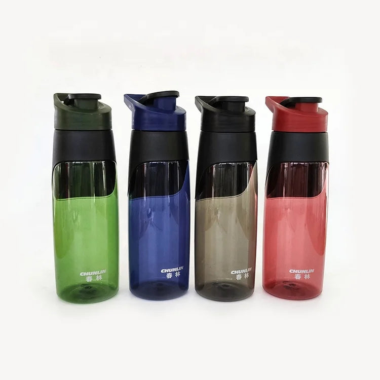Custom Logo 750ml Eco-Friendly Plastic Outdoor Water Bottle Lid Anti-corrosion Coating Direct Drinking Boiling Water Back School
