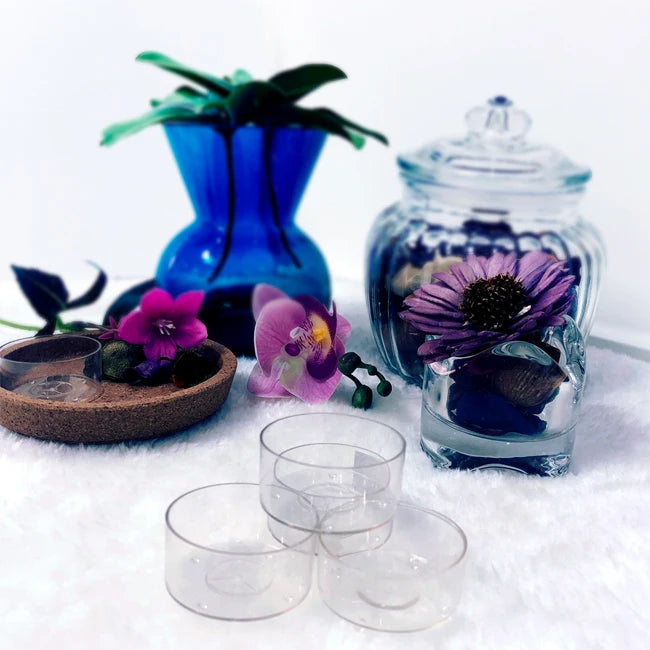 Hot Sale High-capacity Cylinder Shape 15ml Polycarbonate Tealight Plastic Candle Cups