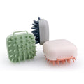 Pet Dog Cat Bath Massage Brush Hair Cleaning Tool Silicone Grooming Brush Pet Bath Brushes for Dogs Cats