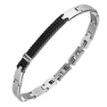 Wholesale Black Plated Bracelet Men Stainless Steel Personalized Link Bracelets