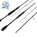 Factory Hot Sale Hard EVA 4 Sections Grip Fast Action Lure Casting Spinning Carbon Fishing Rod for Freshwater