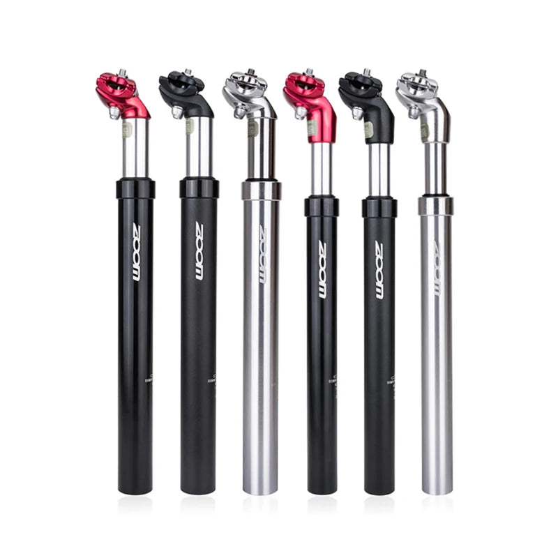 ZOOM Aluminum Alloy Bicycle Seat Suspension Hydraulic Height Adjustment 27.2mm 31.6mm Dropper Suspension Bicycle Seat Post