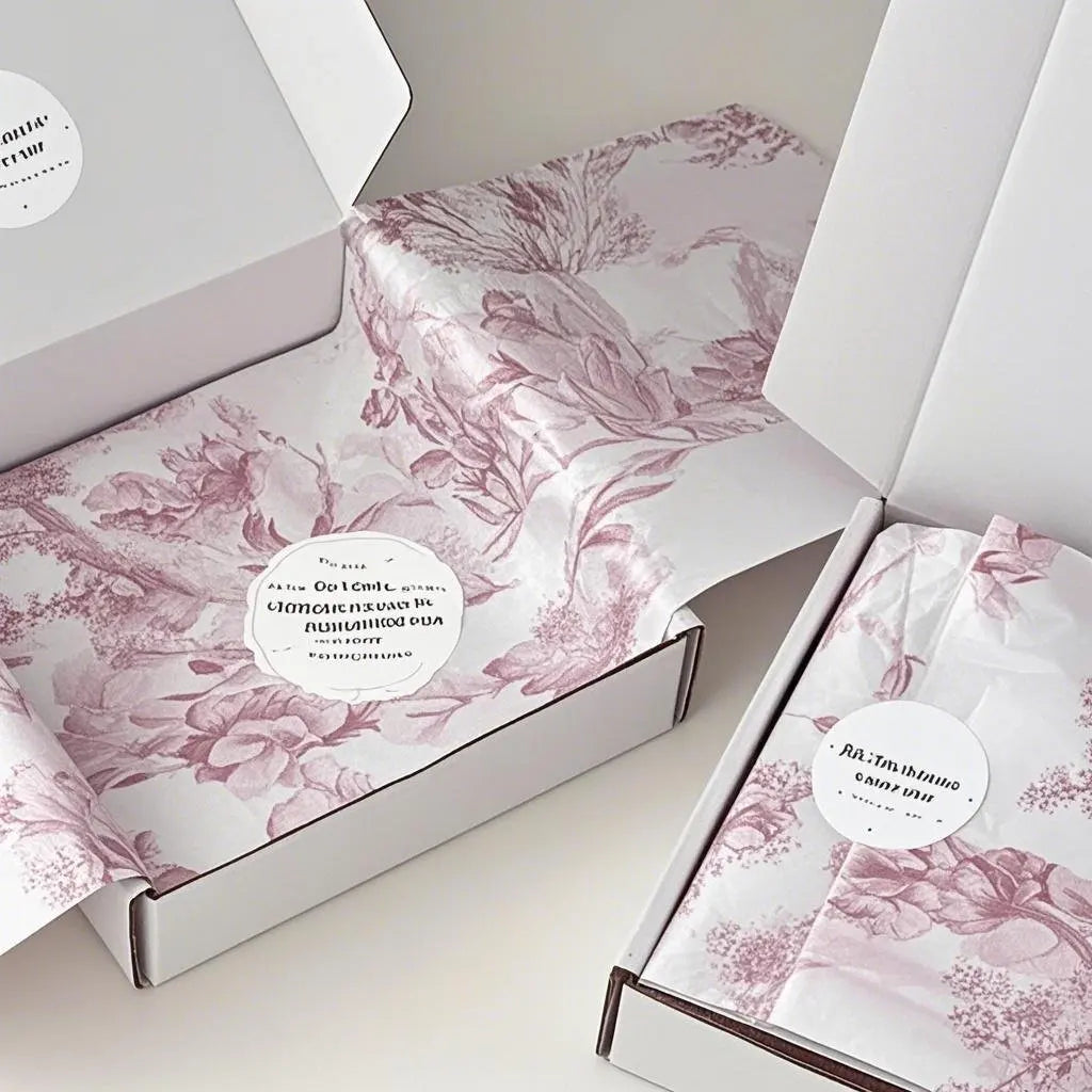 Recycled Tissue Paper with Custom Branding for Eco-Conscious Fashion Retailers Green Packaging Solution