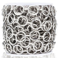 Waterproof Silver Color Stainless Steel Big Chunky O Shape Round Link Chain for Jewelry Making