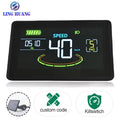 Wired Digital Bike Speedometer Rainproof Housing Easy Installation Backlight Odometer Fatbike Screen for Road/Mountain Bikes