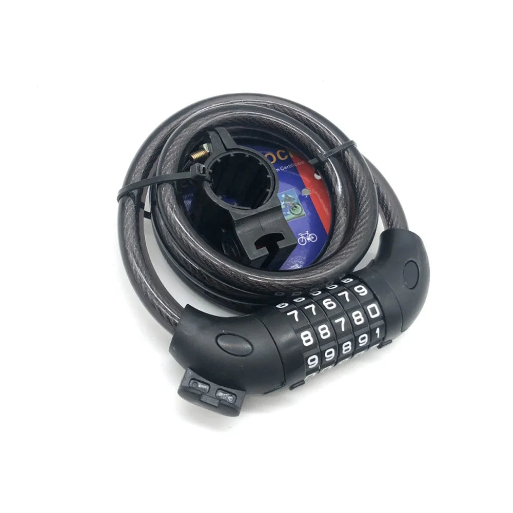 1.2M Length Coded Lock for M365 / Pro / 1S / Essential / Pro2 Scooter Accessories Digital Password Lock