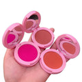 12 Colors High Quality OEM Blusher Pressed Powder Makeup Private Label Vegan Powder Blush Cheek Single Smooth Powdered Blush